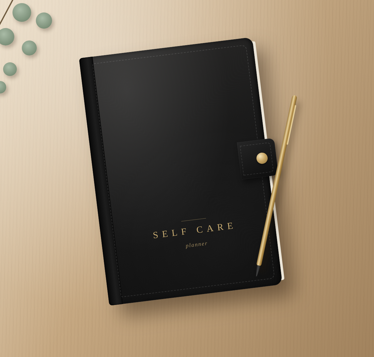 Black Planner Cover